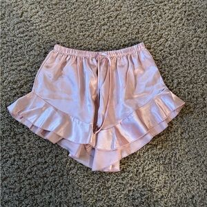 Pink Pajama Shorts